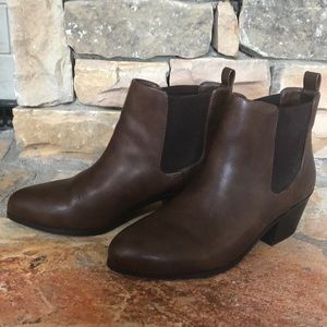 Brown booties